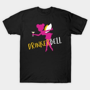 Drinkerbell funny girls drinking fairy T-Shirt